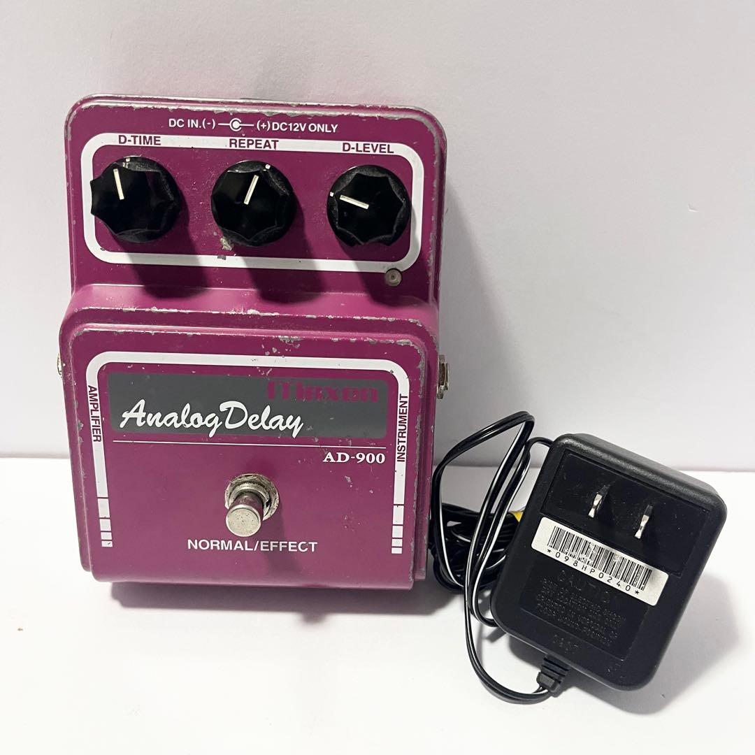 Maxon AD-900 アナログディレイペダル 純正アダプター付