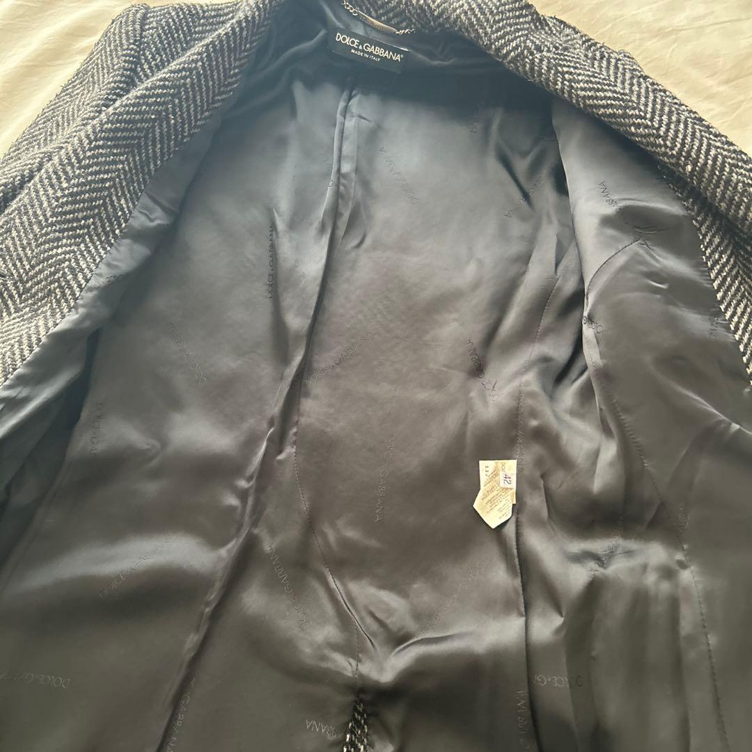 DOLCE&GABBANA ドルチェ&ガッバーナ ツイード　チェスター　コート