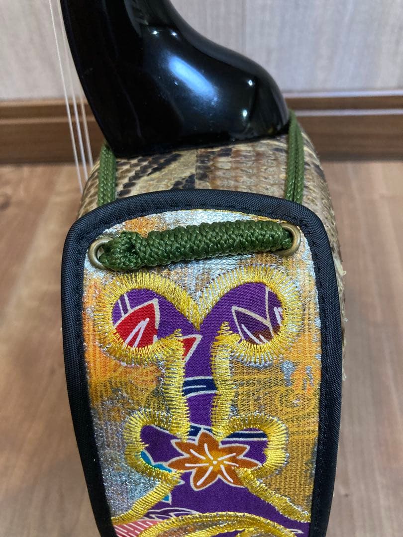 【美品】沖縄三線✨蛇皮強化張り