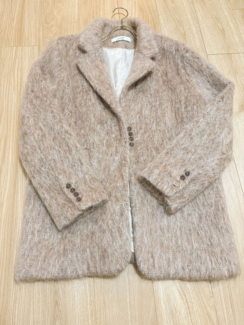 sachat アウター チェスターコート ジャケット シャギー