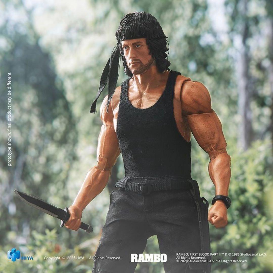 【新品未開封】HIYATOYS ランボー2 怒りの脱出　フィギュア