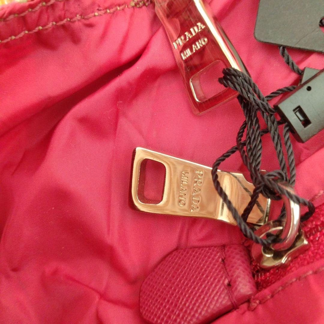 PRADA チェック柄BYOBAGバッグ ポーチ付き