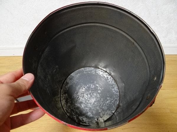 80年代 ビンテージ コカ・コーラ ティントラッシュ ブリキ 缶 ペール缶 旧車