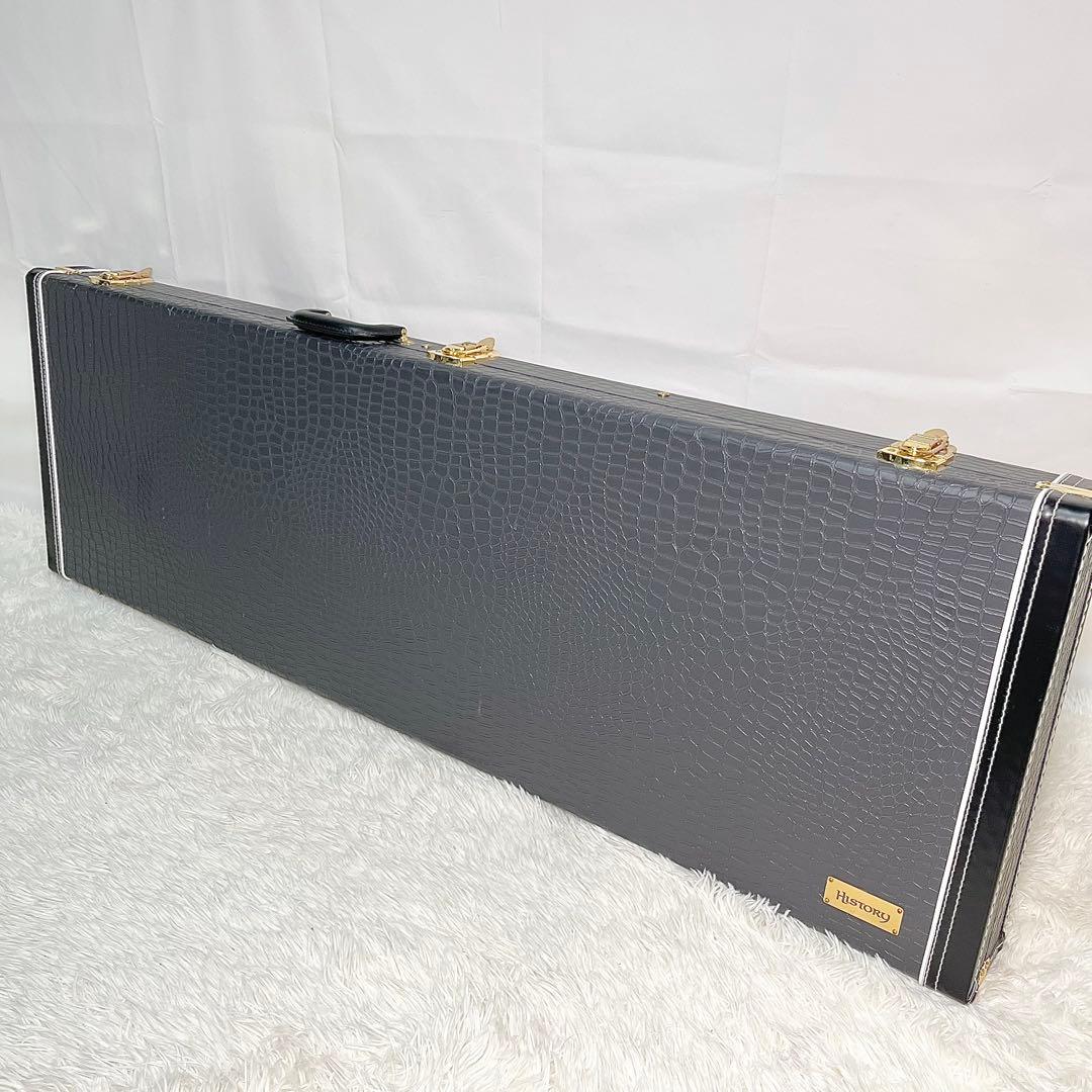 【美品】History 鰐革風 ベース用ハードケース