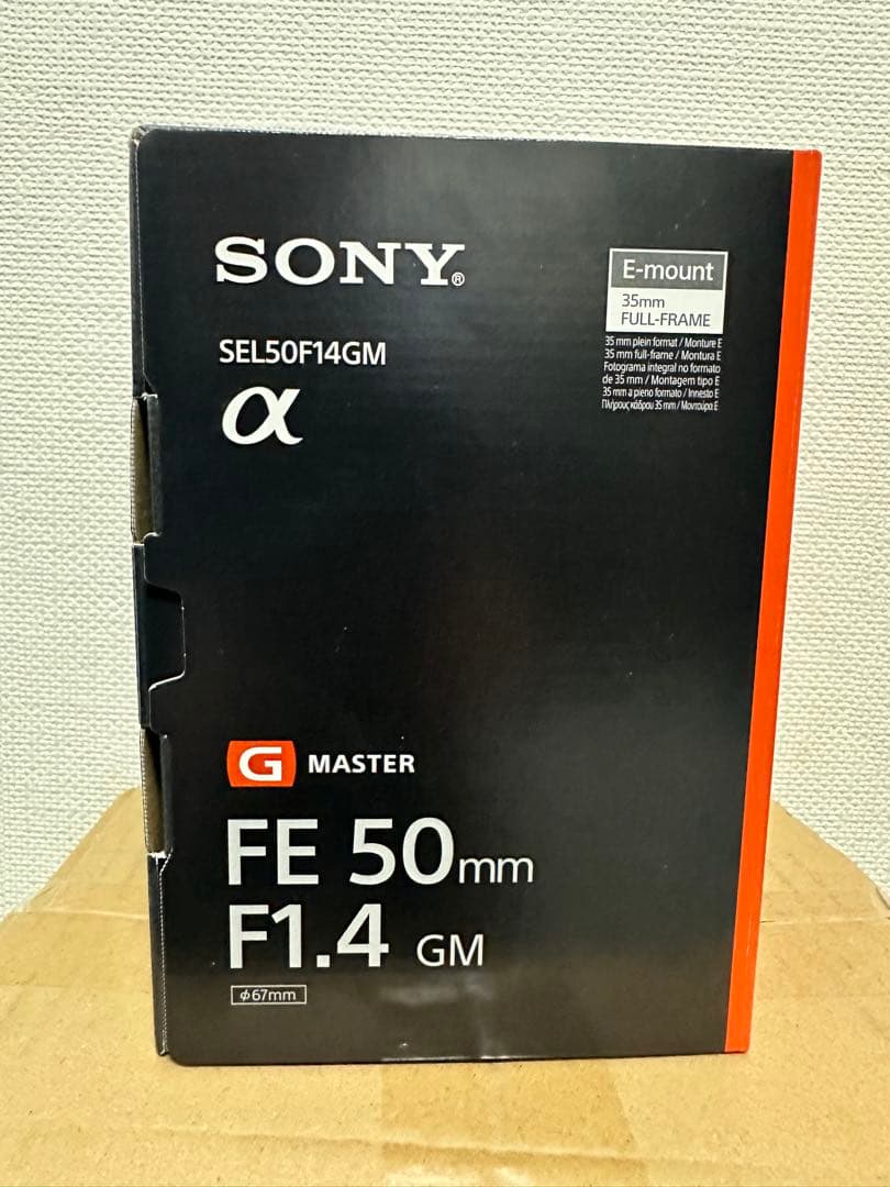 SONY FE 50mm F1.4 GM レンズ 本体 <新品・並行輸入品>