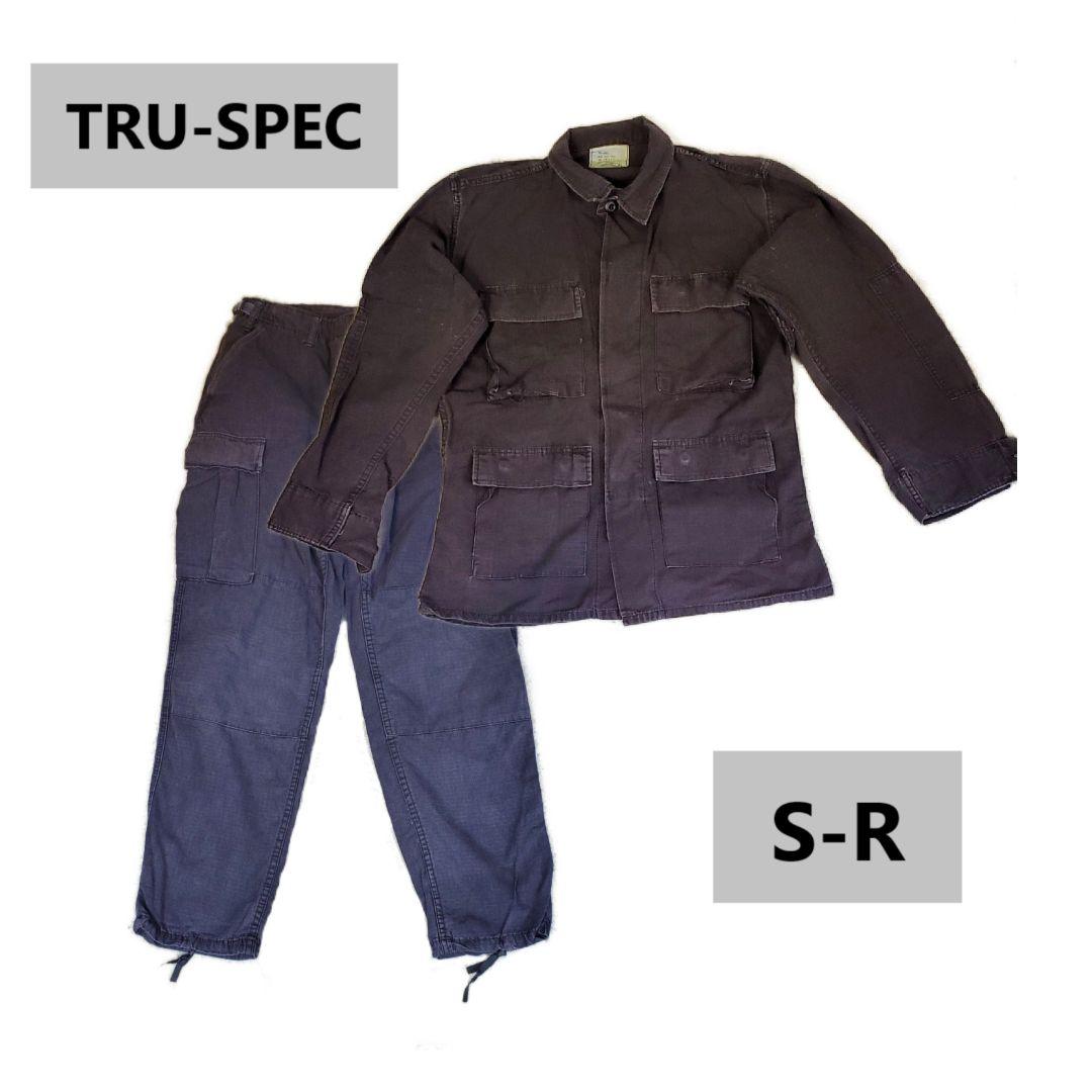 TRU SPEC BDU 黒 上下 S-R SMALL REGULAR サバゲー