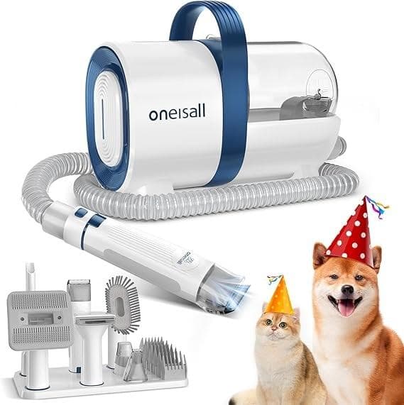 Oneisbl ペット用バリカンセット 7in1掃除機