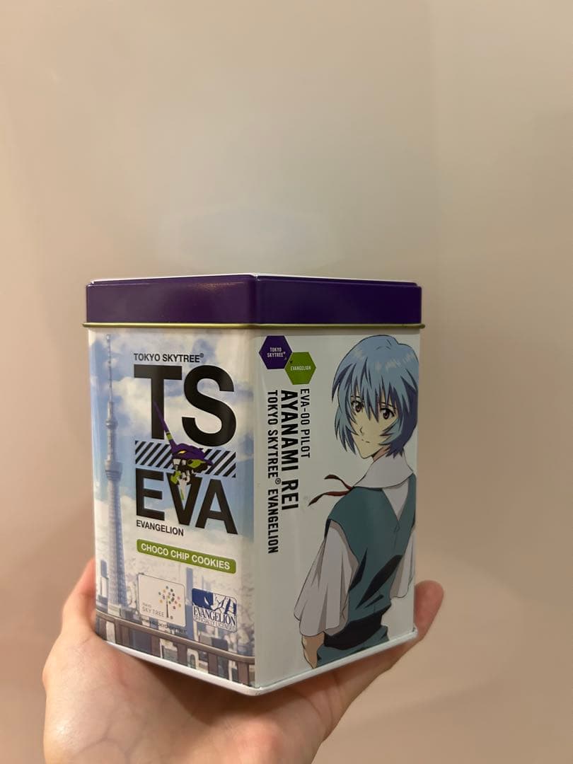 エヴァンゲリオン チョコチップクッキー缶