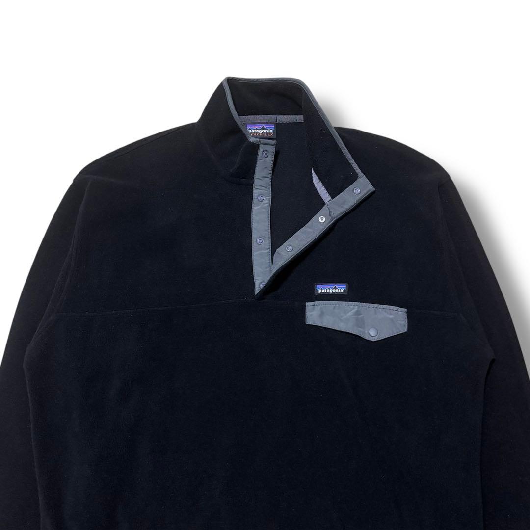 XL 美品 野村周平 黒 Patagonia シンチラ パタゴニア スナップT