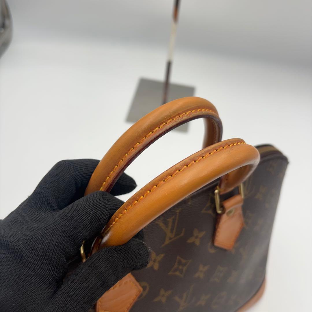 【極美品】　ルイヴィトン　アルマ　ハンドバック　モノグラム ヌメ革　2way