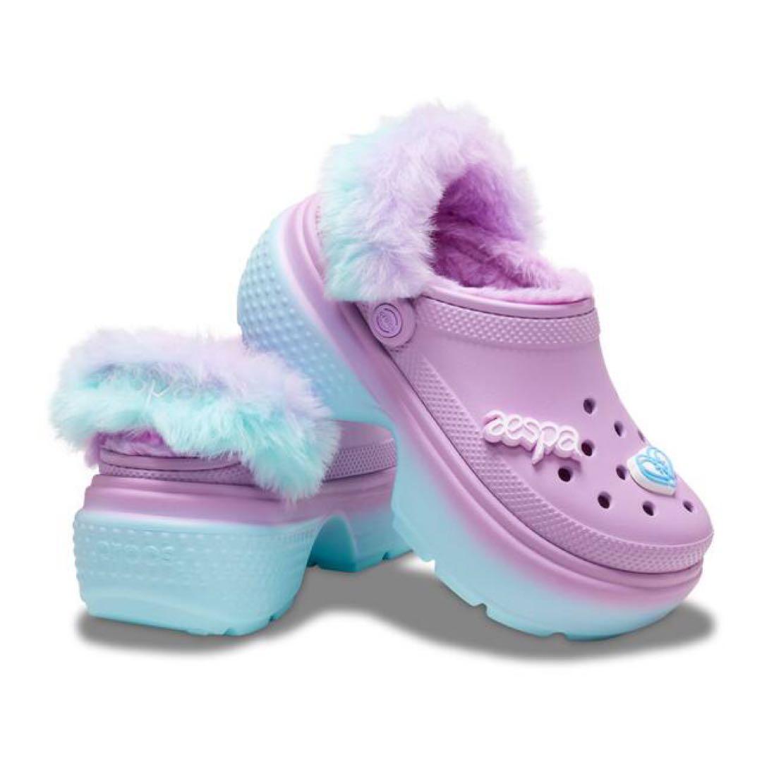 aespa × crocs クロックス コラボ 新品タグ付き 24cm エスパ