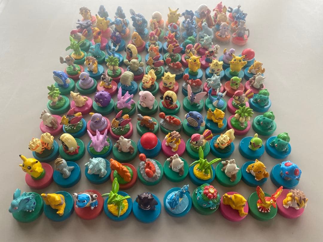 ポケモン スタンプ 111体セット ガチャガチャ フィギュア まとめ 平成
