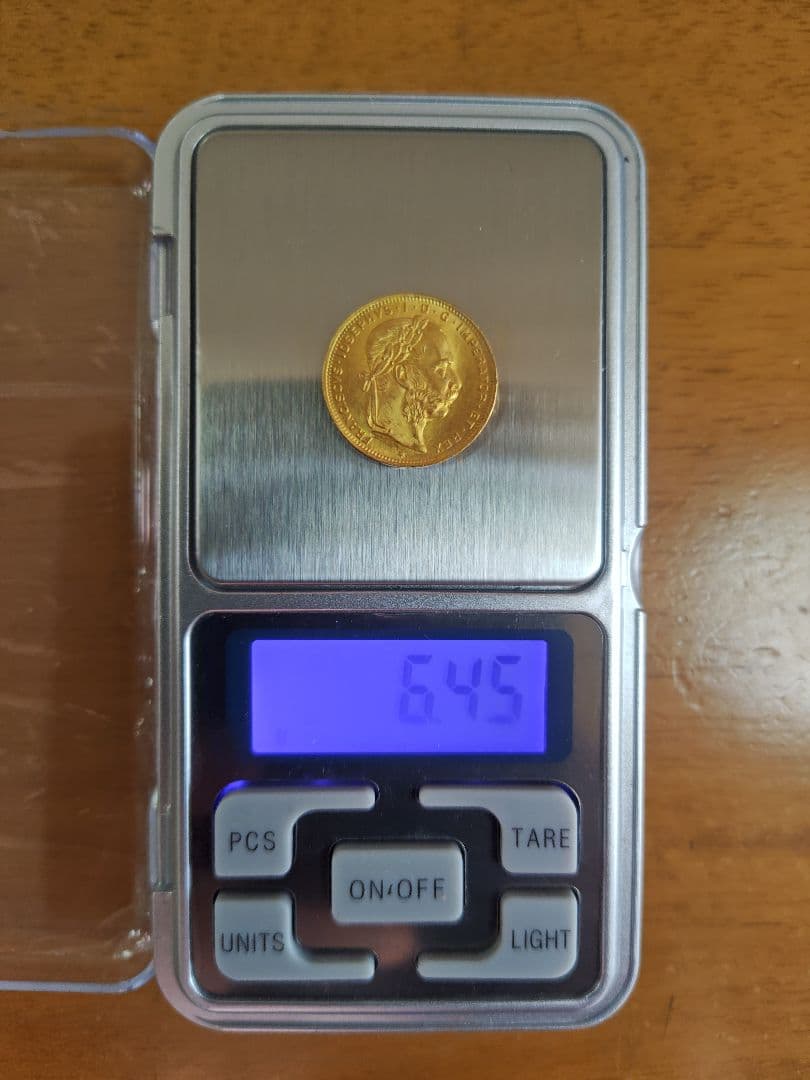 オーストリア 1892年 フランツ・ヨーゼフ1世 20F金貨、再鋳