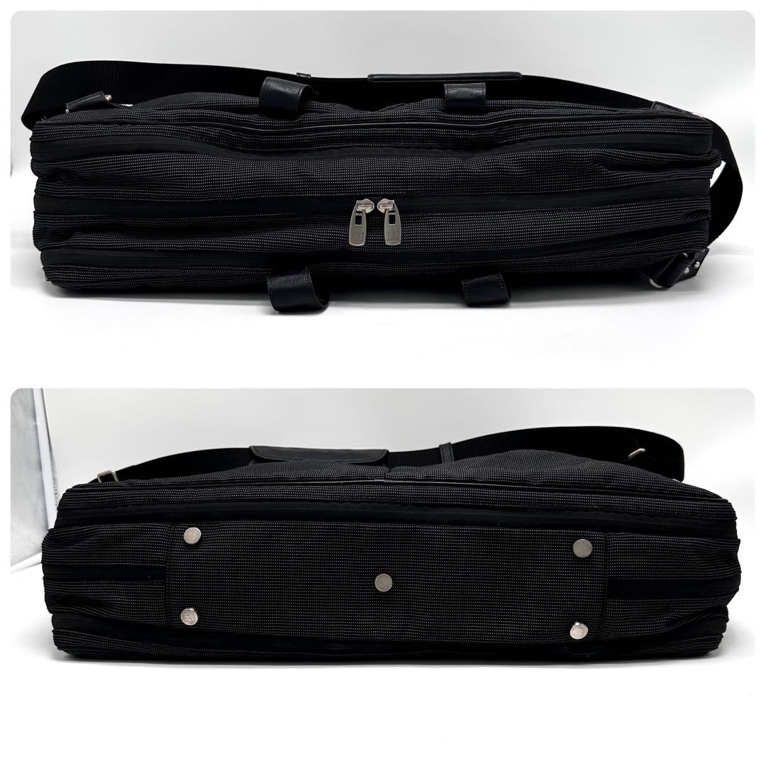 良品 dunhill AVORITIES ガーメントバッグ2way ブラック