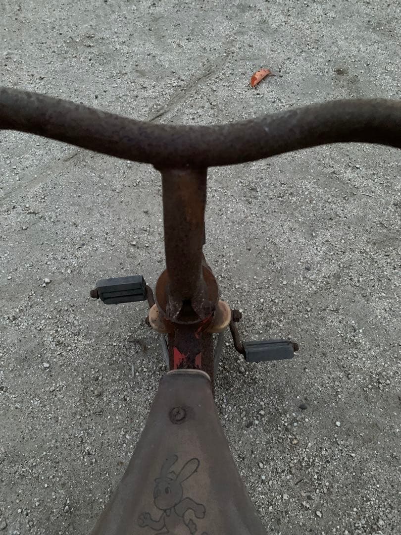 約50年前新車で購入　レトロ  アンティーク　ガーデン 三輪車 オブジェ 昭和