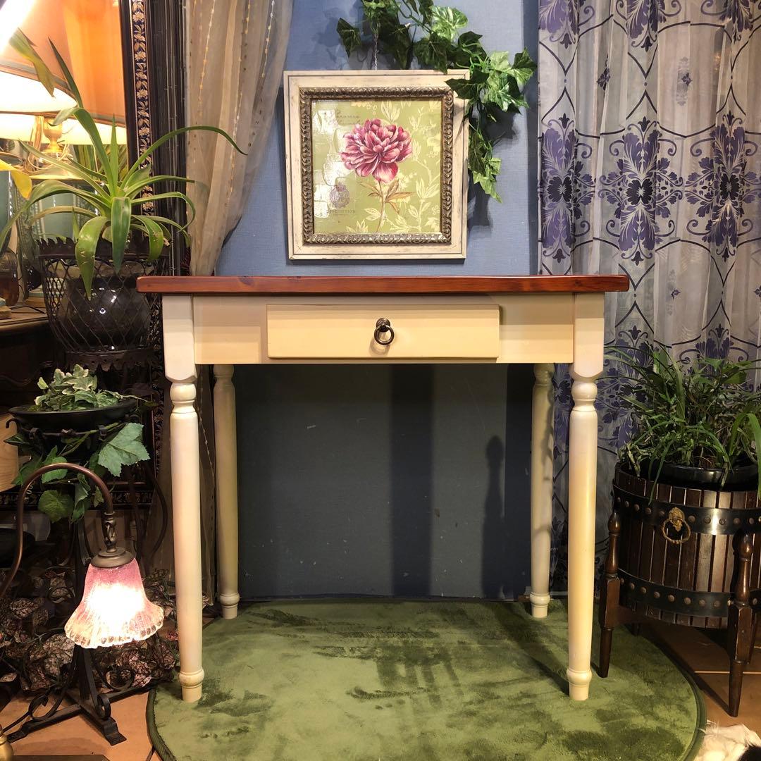 ciel　 シャビーシック　フレンチ　カントリー　コンパクトデスク