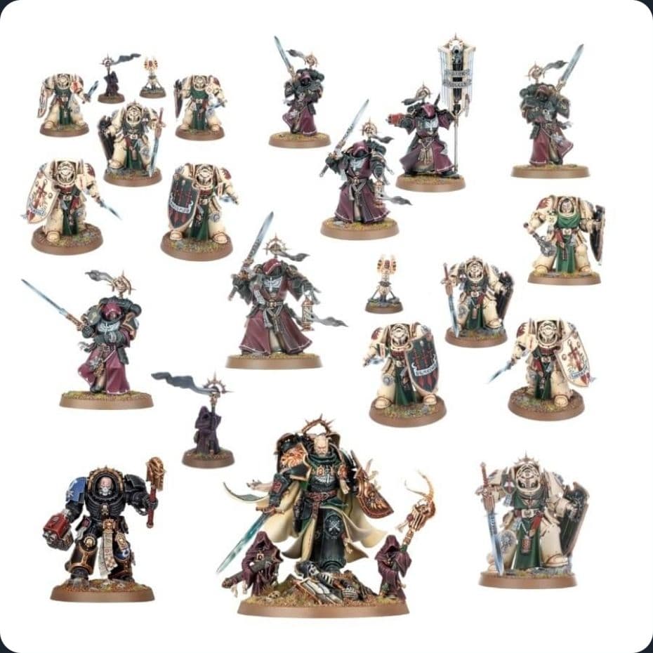 【限定品】ウォーハンマー40K ダークエンジェルバトルセット、廃盤された希少品