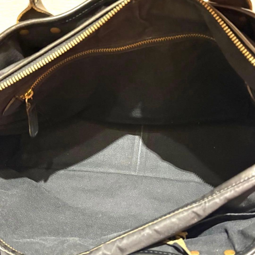 希少 美品✨フェリージ ビジネスバッグ 1731 大容量 ネイビー 3室