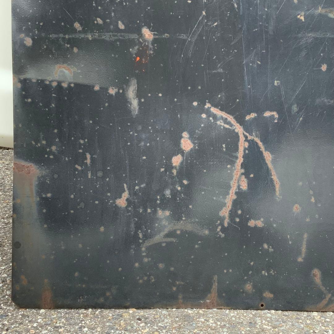 2065大型琺瑯看板由美かおるかとり線香アース渦巻ホーロー看板ホウロウ昭和レトロ