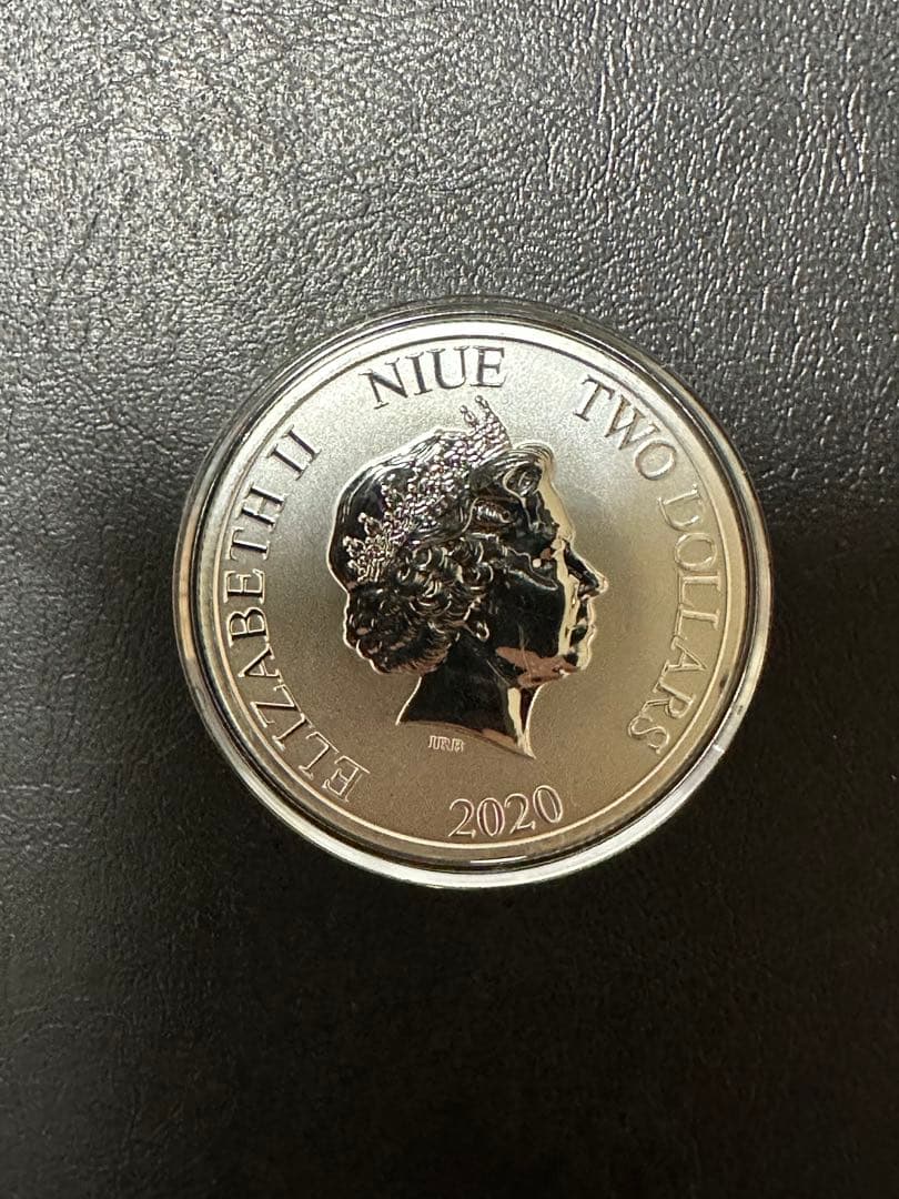 銀貨 2020年 タク・タイマイ・カメ 1オンス 1枚 ケース入り 保証書付き