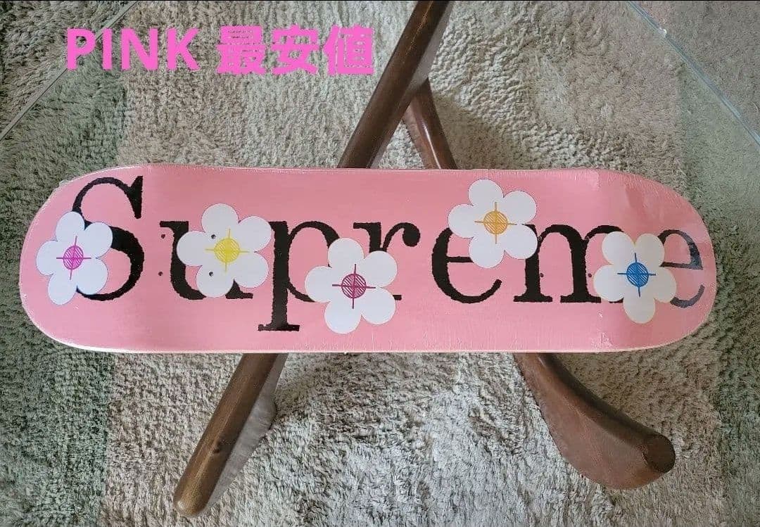 セドリックっ子☆Supreme Flower 新品 スケートボードデッキ