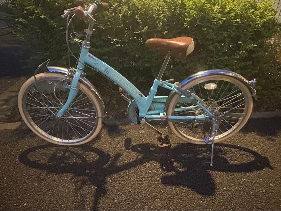 【美品】レトロデザイン子供用自転車 20インチ Café Croissant