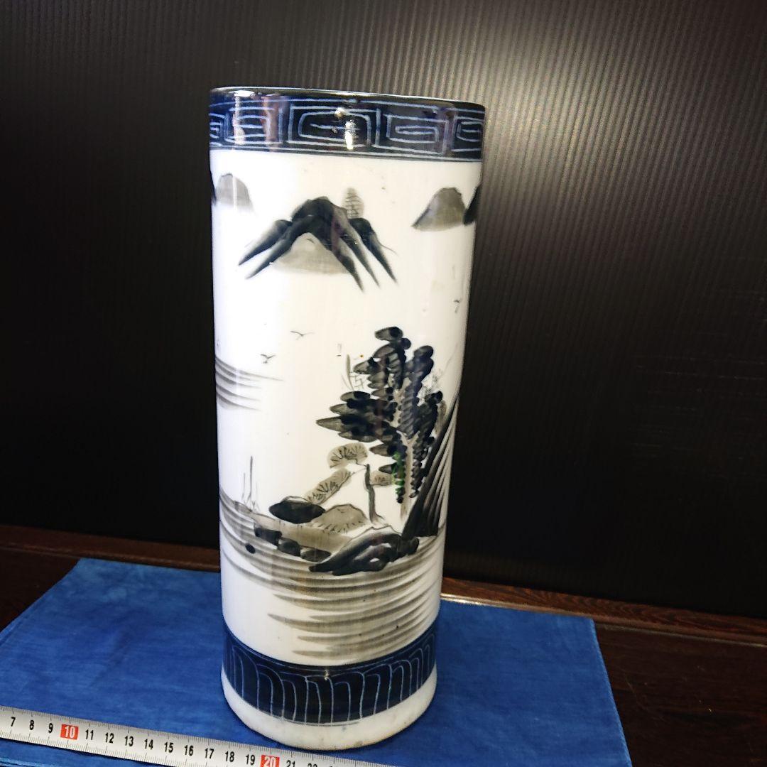 年代物、花瓶、山水画