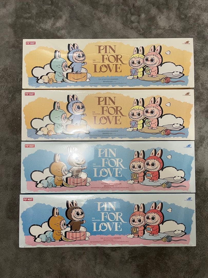 ラブブ PIN FOR LOVE ぬいぐるみ (N-Z) アソート5box