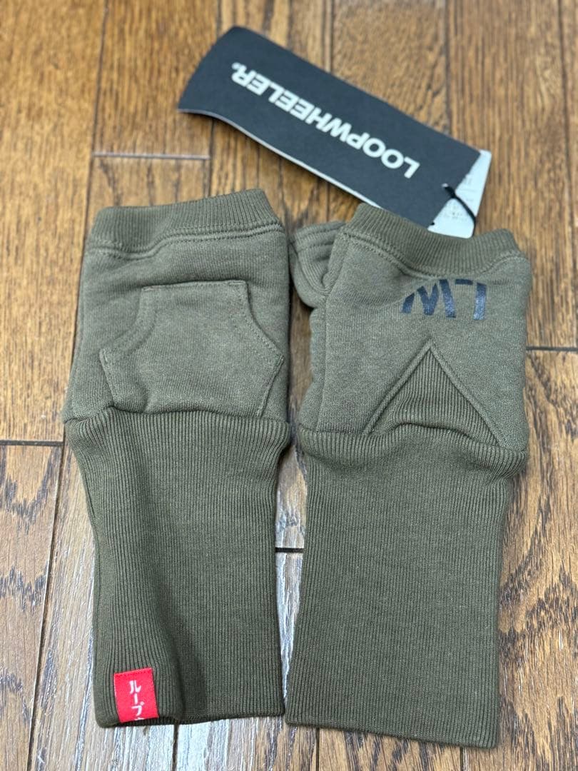 【激レア】新品　ループウィラー　ビームス別注　手袋　カーキ