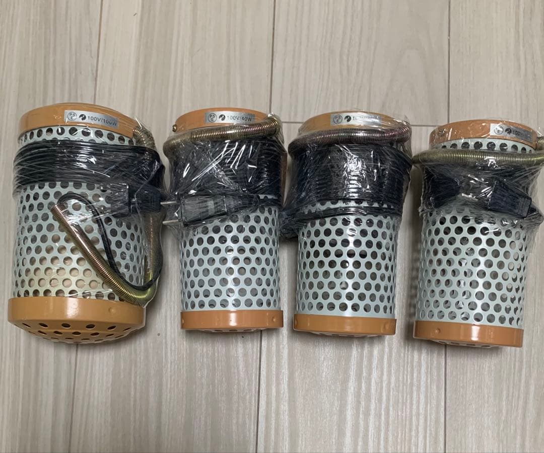 マルカンペット用セラミックヒーター100W（ 1個）＋40W（３個）計４個セット