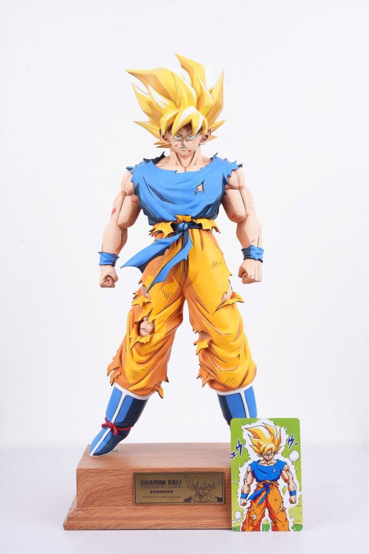 ドラゴンボールフィギュア超サイヤ人 孫悟空 二次元彩色　リペイント