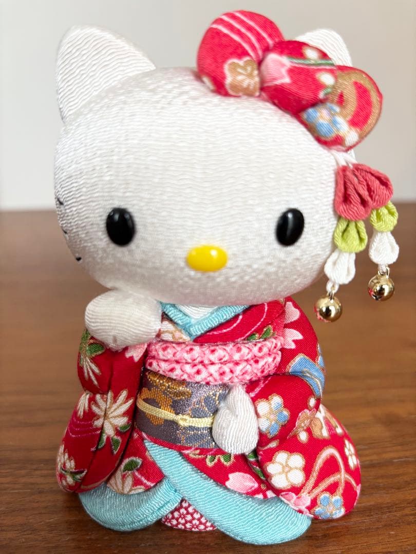 【新品】招き猫　キティー　キティーちゃん　舞妓　コラボ人形　柿沼東光