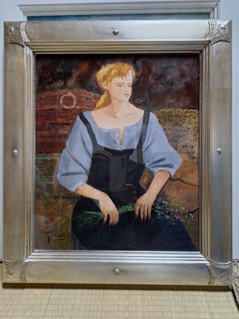 松任谷国子「カントリーソング」 真作Ｆー８号