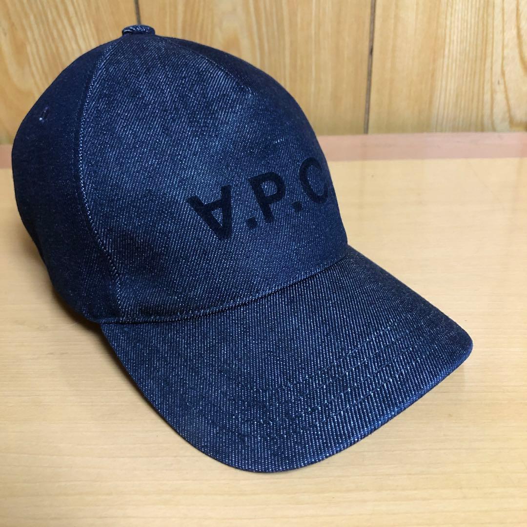 A.P.C. ダークブルー ベースボールキャップ60サイズ