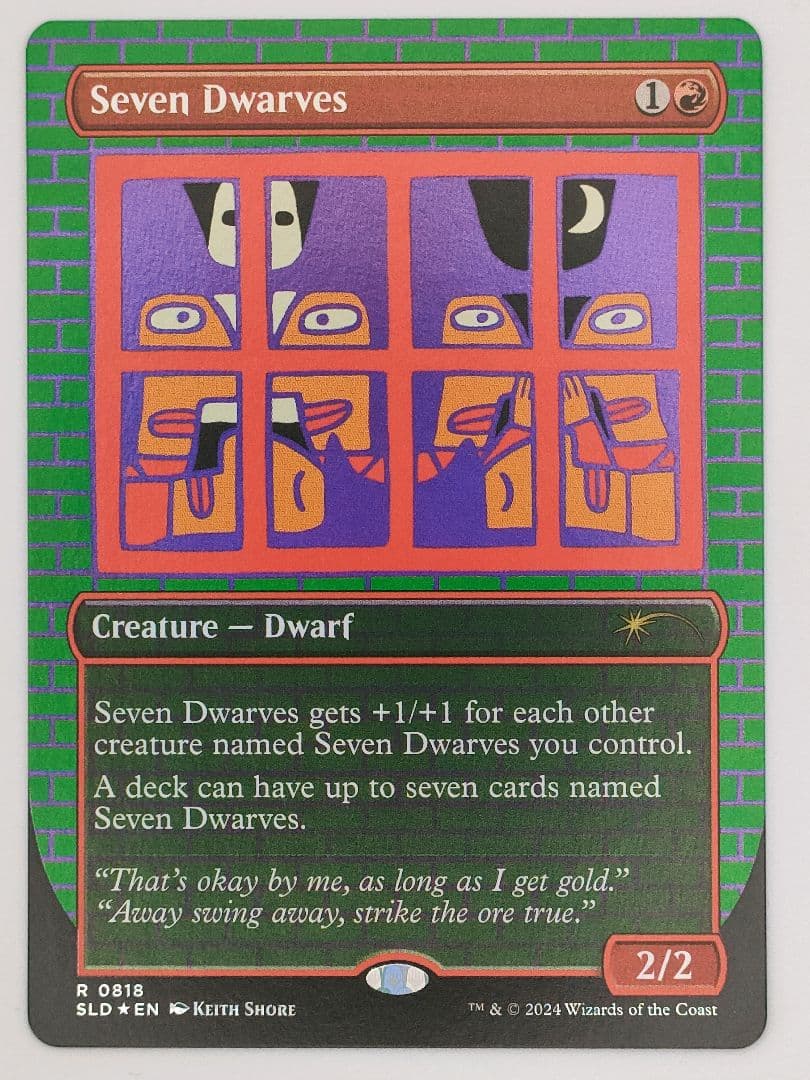 七人の小人　foil Seven Dwarves 0818 sld