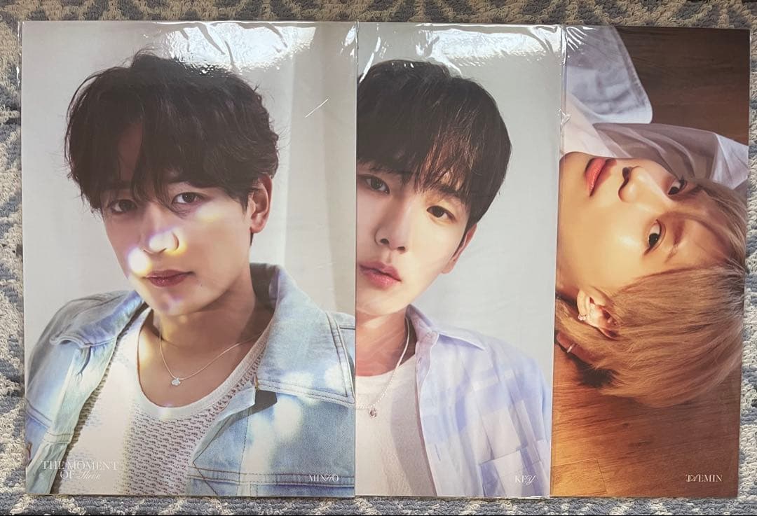 SHINee 韓国 POPUP ポスター3枚　ミノ キー テミン