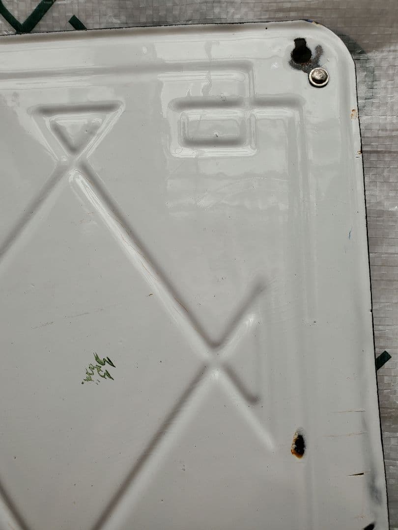 フランス　アンティーク　ホーロー　レードルラック