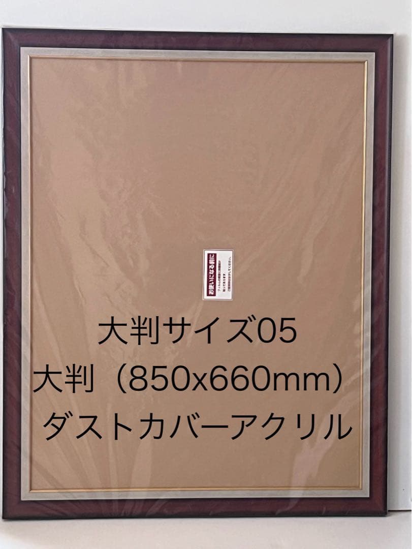 値下げ！選べるデザイン 選べる額縁 大判 850x660mm ダストカバー付