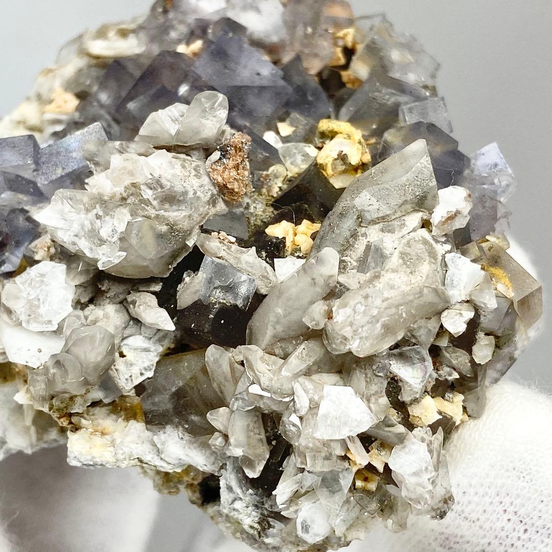 フローライト　バライト　カルサイト　鉱物標本　原石　天然石　ストーン　エミリオ