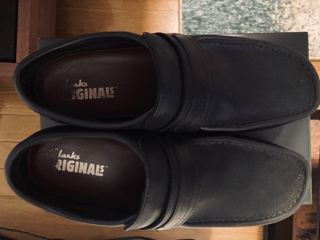 Clarks WallaLoaferGTX ブラックレザー／ゴアテックス