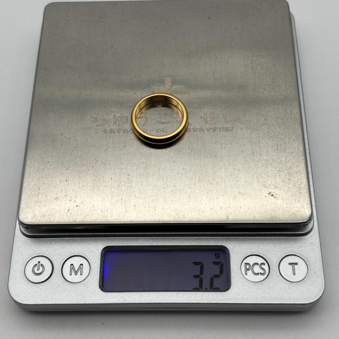 極美品 ✨ K18金ゴールド シンプルリング 3.2g