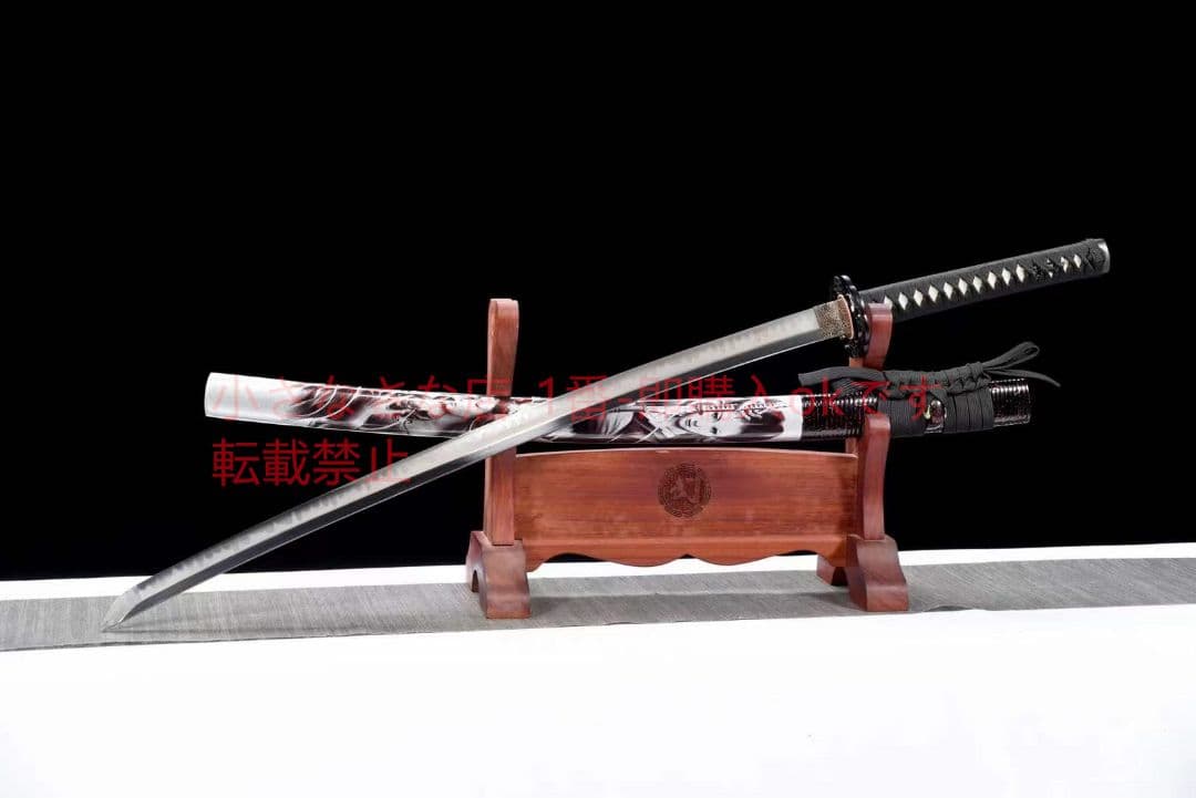 T10焼刃日本上研【暗紅影逸打刀】 古兵器 武具 刀装具 日本刀 模造刀 居合刀