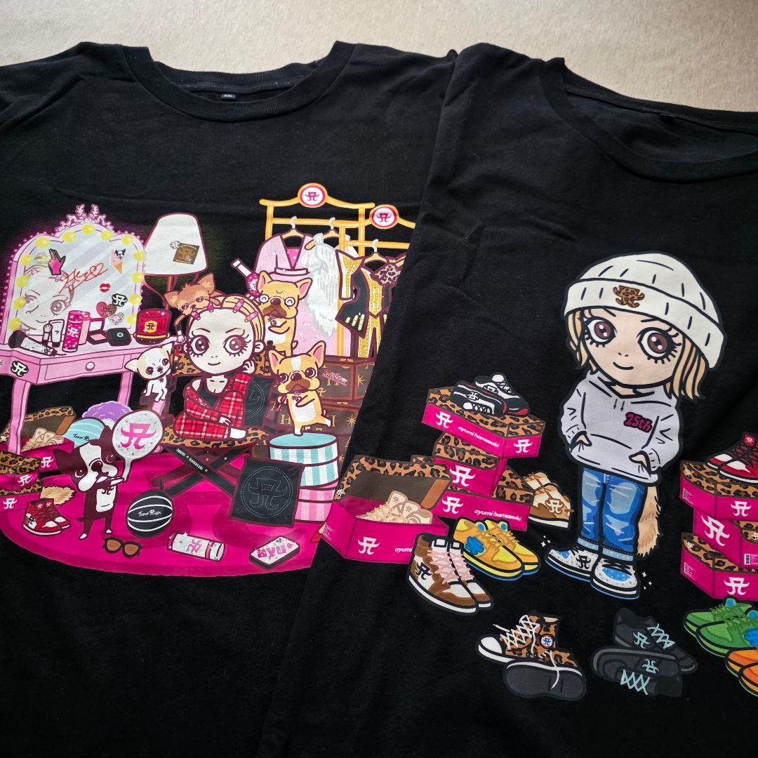 浜崎あゆみ グッズ 25周年 ツアーTシャツ XXL