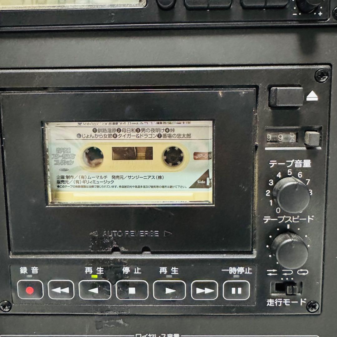 TOA KZ-65DC マイク2本 CD/カセット付きポータブルアンプ