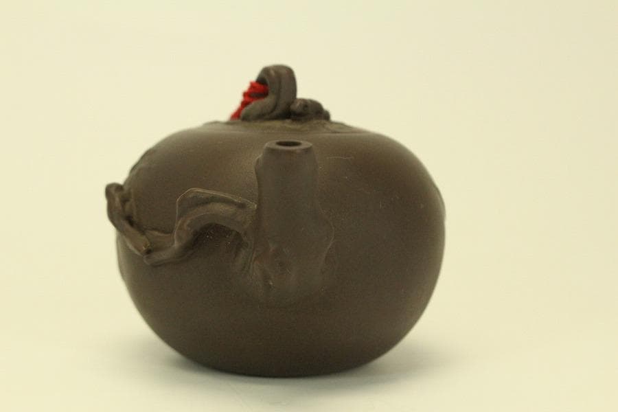 煎茶 紫泥 急須 中国美術(BB462)