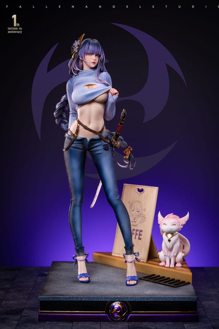 FA STUDIO 原神雷電将軍 1/4 ガレージキット フィギュア 日常Ver