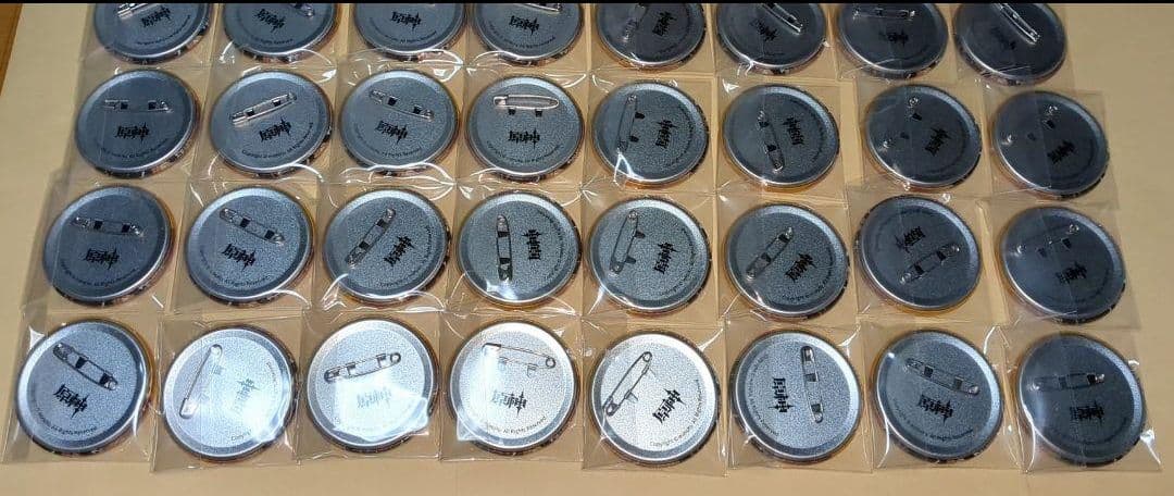 原神 鍾離 缶バッジ 祈願シリーズ 浮世閑歩 ×40