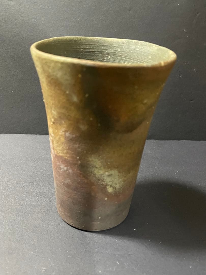 備前焼　鈴木常喜 作　酒器セット　ぐい呑・徳利・湯呑み・お猪口　銘あり