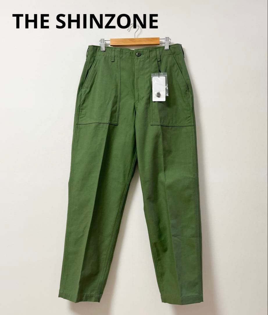 THE SHINZONE　ベイカーパンツ　レディース　40　カーキ　シンゾーン