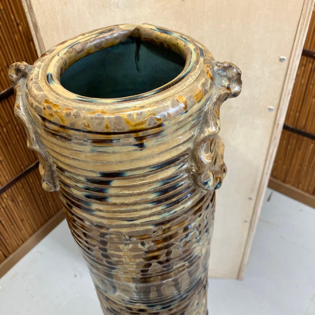 骨董品　華道道具　筒型花器　大正時代から昭和初期　S1068KOTK